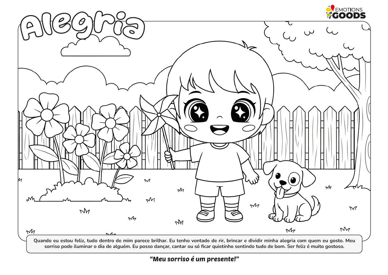 Emoções para Colorir