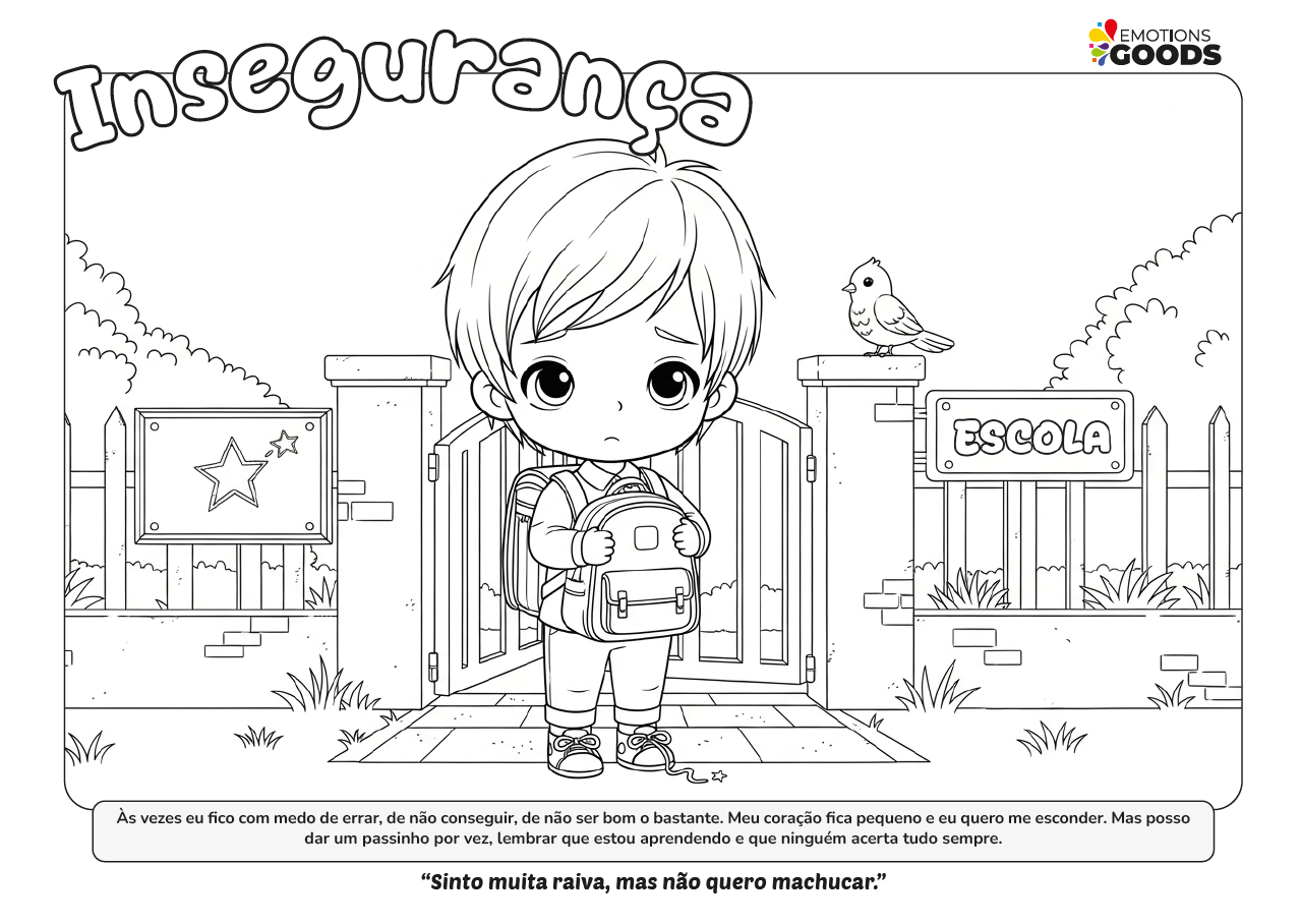 Emoções para Colorir